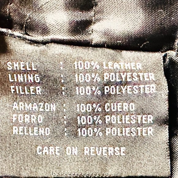 World Poker Tour Black Leather Jacket - Size L - Picture 9 of 9